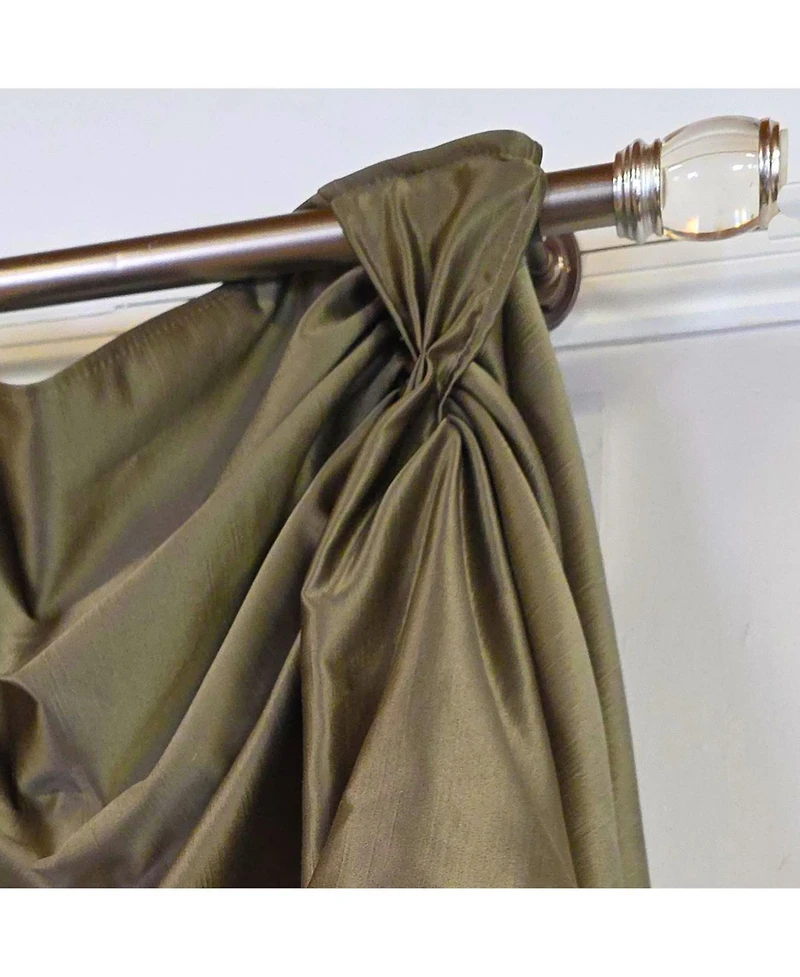 Rlf Home Soft Rayon 3-s Victory Swag Window Valance 100% Cotton Tab Top