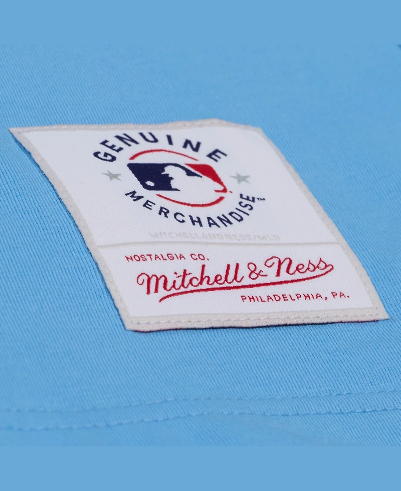 Mitchell & Ness Men's Light Blue Philadelphia Phillies Insignia Premium T-Shirt