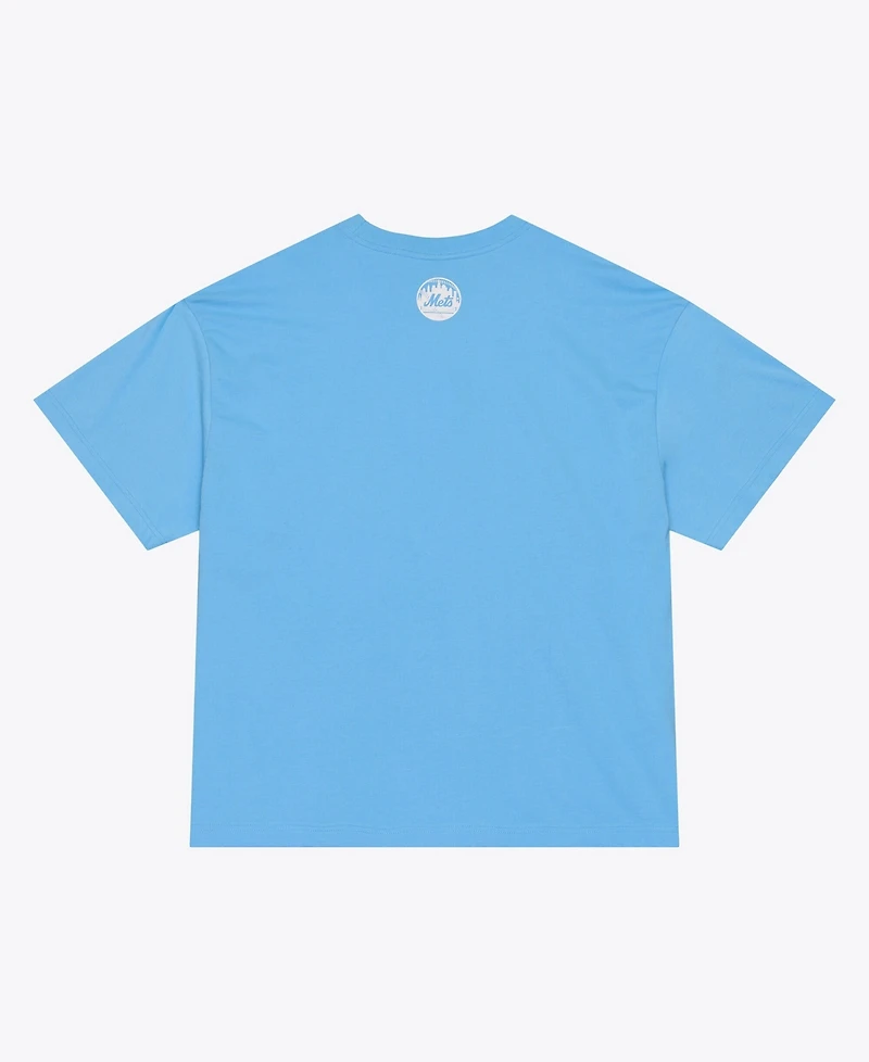 Mitchell & Ness Men's Light Blue New York Mets Insignia Premium T-Shirt