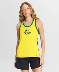 Nike Women's Yellow Oregon Ducks Racerback Tank Top