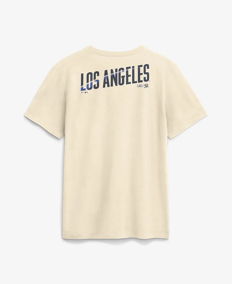 Nike Men's Cream Los Angeles Dodgers City Connect 2-Hit T-Shirt