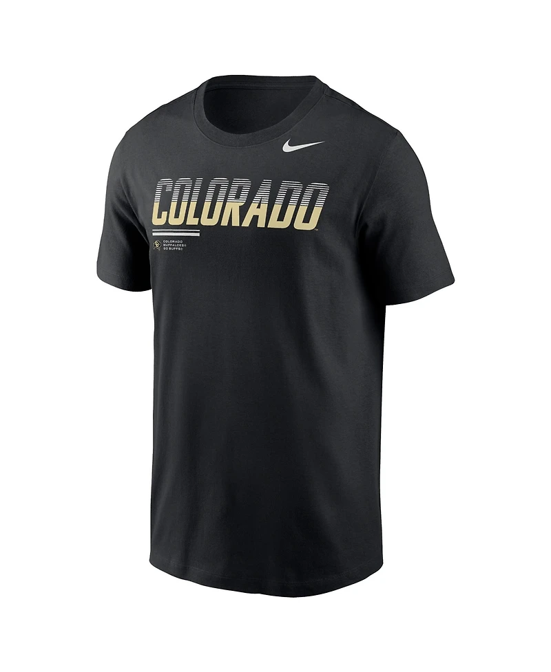 Nike Men's Black Colorado Buffaloes 2026 Sideline Wordmark Legend Dri-fit T-Shirt