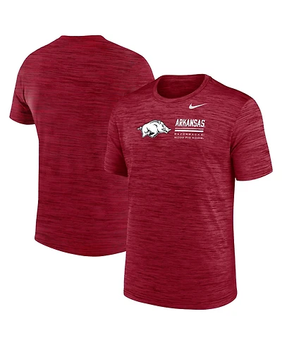 Nike Men's Cardinal Arkansas Razorbacks Velocity Dri-fit T-Shirt