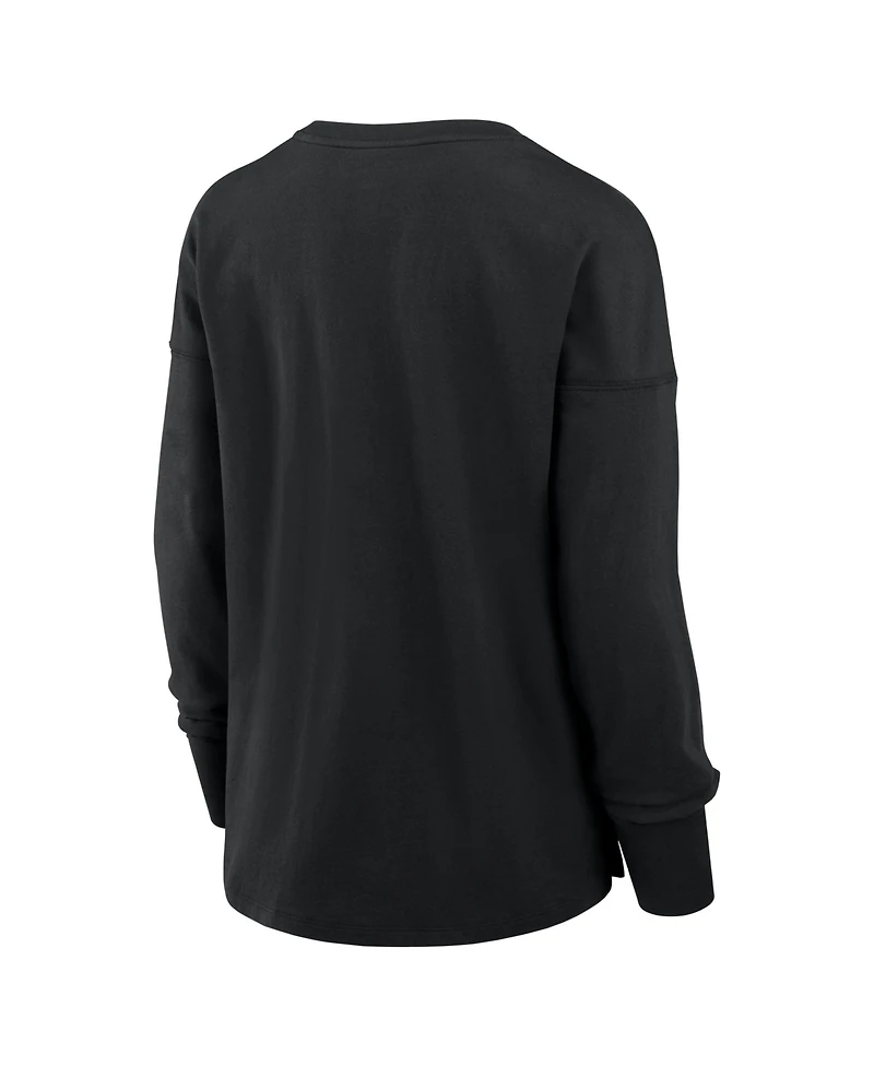 Fanatics Women's Black San Francisco 49ers Essential Long Sleeve T-Shirt