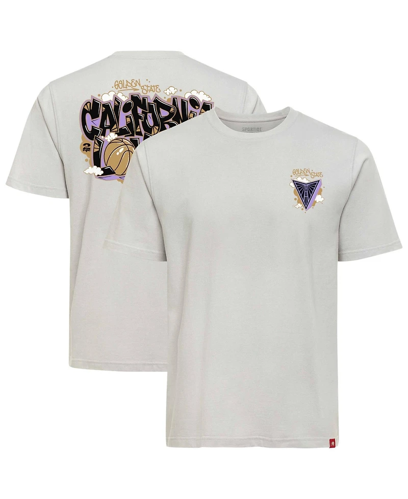 Sportiqe Men's and Women's x 2PAC California Love Gray Golden State Valkyries Duke T-Shirt