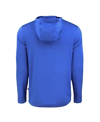 Cutter & Buck Men's Royal New York Yankees Coastline Epic Comfort Eco Long Sleeve Hoodie