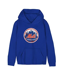 Outerstuff Preschool Royal New York Mets Primary Logo Fleece Hoodie