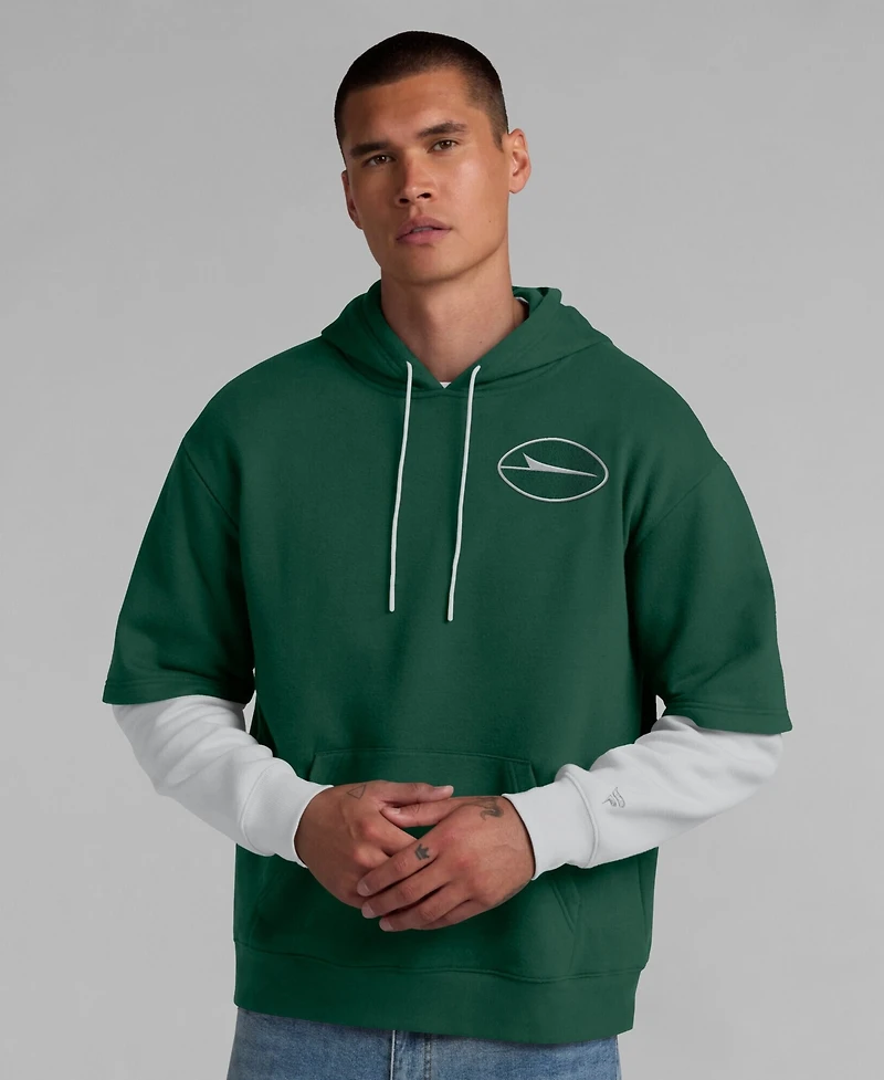 Fanatics Men's and Women's Green New York Jets Sleek Elements Pullover Hoodie
