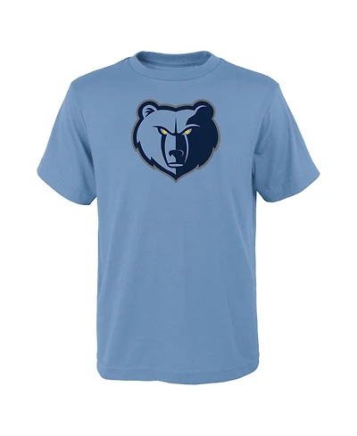 Outerstuff Big Boys and Girls Light Blue Memphis Grizzlies Primary Logo T-Shirt