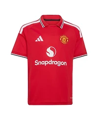 Adidas Big Boys and Girls Bruno Fernandes Red Manchester United 2026/27 Home Replica Jersey