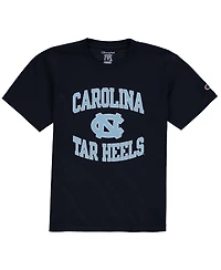 Champion Big Boys and Girls Navy North Carolina Tar Heels Circling Team Jersey T-Shirt