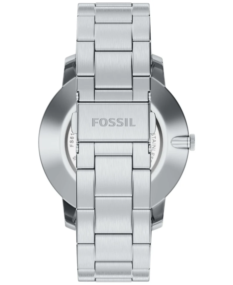 Fossil Men's Minimalist Three-Hand Stainless Steel Watch 44mm