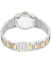Fossil Women's Everett Three-Hand Two-Tone Stainless Steel Watch 27mm