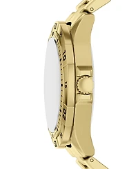 Fossil Men's Garrett Multi-Function Gold-Tone Stainless Steel Watch 44mm