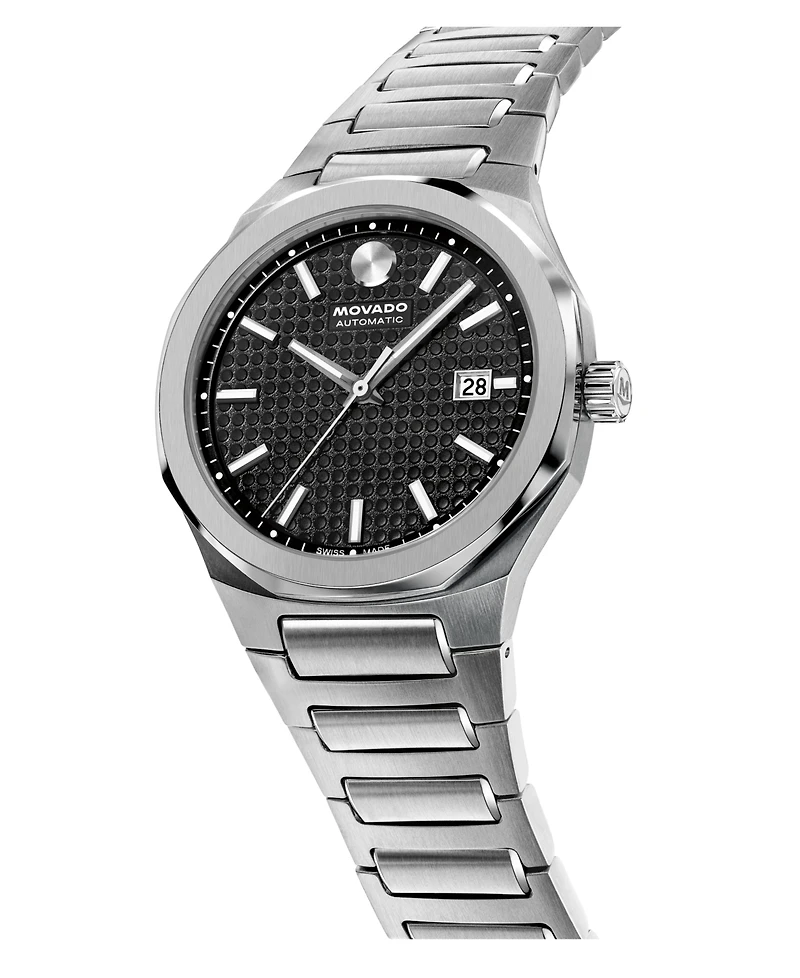 Movado Men's Centurion Swiss Automatic Stainless Steel Watch 40mm