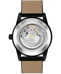 Movado Men's Museum Taga Swiss Automatic Leather Watch 40mm