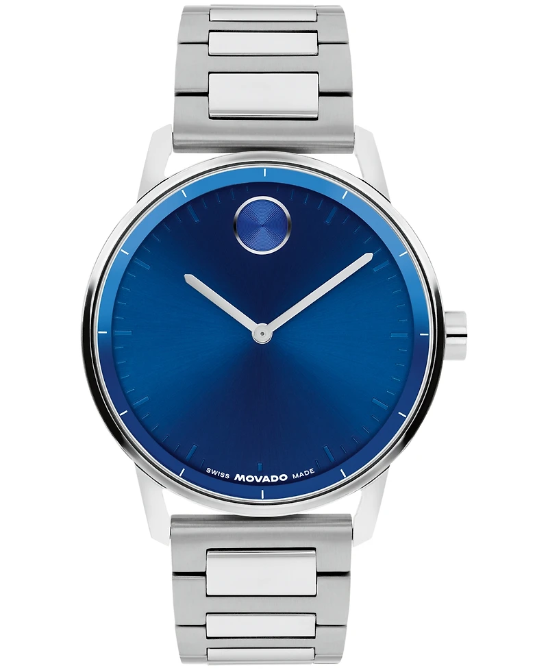 Movado Men's Bold Echo Swiss Quartz Stainless Steel Watch 40mm