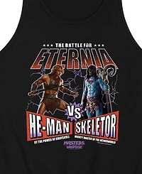Airwaves Men's Masters Of The Universe He-Man Vs Skeletor Graphic Tank Top