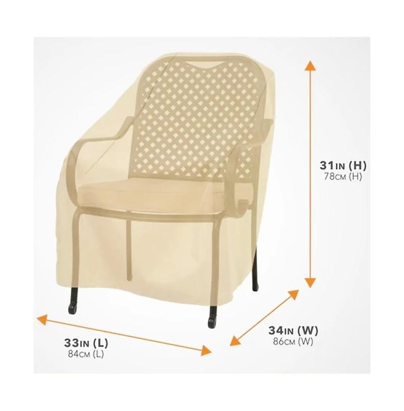gaomon Patio Chair Covers for Outdoor Furniture, Waterproof 2 Pack, Heavy Duty Oxford Cloth, Large Lawn Deep Seat Lounge