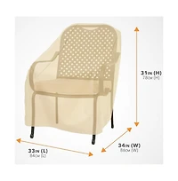 gaomon Patio Chair Covers for Outdoor Furniture, Waterproof 2 Pack, Heavy Duty Oxford Cloth, Large Lawn Deep Seat Lounge