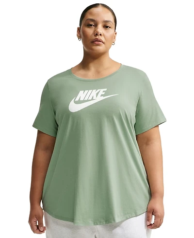 Nike Plus Active Sportswear Essentials Short-Sleeve Logo T-Shirt