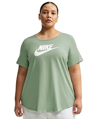 Nike Plus Active Sportswear Essentials Short-Sleeve Logo T-Shirt