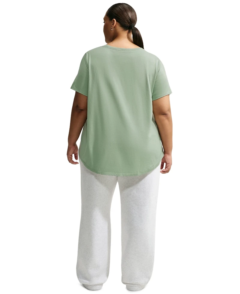 Nike Plus Active Sportswear Essentials Short-Sleeve Logo T-Shirt
