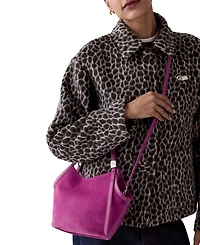 kate spade new york Deco Suede Small Tulip Tote Handbag