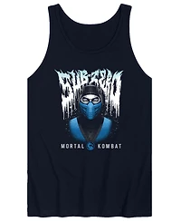 Airwaves Men's Mortal Kombat Sub Zero Metal Graphic Tank Top