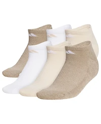 adidas Women's Athletic Cushioned No Show Socks, 6-Pack