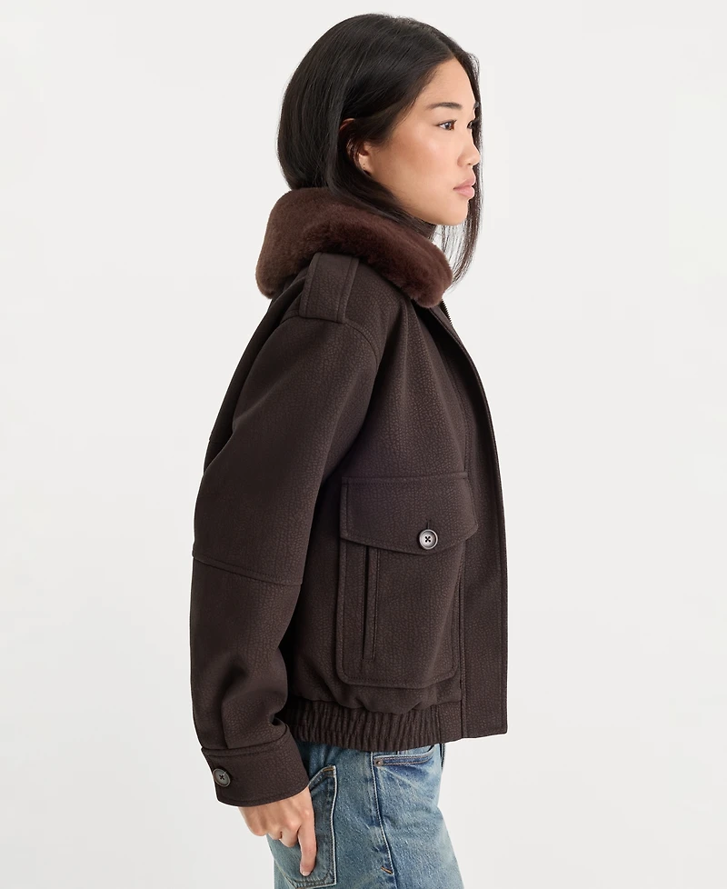 Good American Women's Collared Jacket
