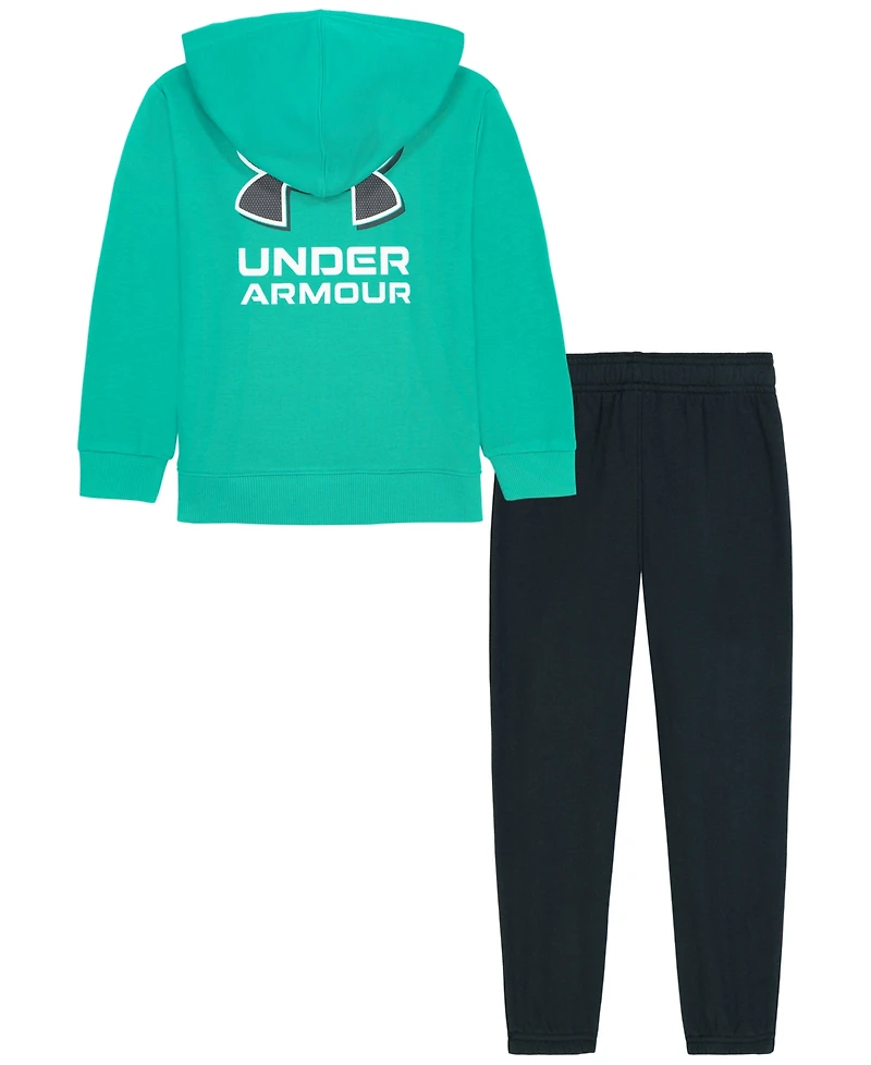 Under Armour Boys' 2T-7 Full-Zip Hoodie and Joggers, 2-Piece Set