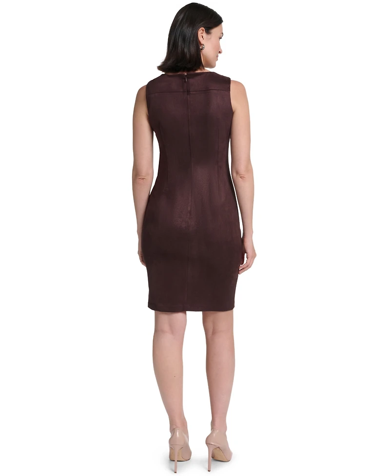 Calvin Klein Women's Sleeveless Crew Neck Dress