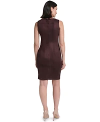 Calvin Klein Women's Sleeveless Crew Neck Dress
