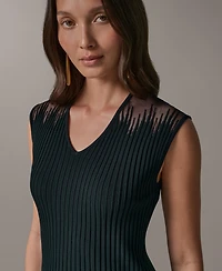 Donna Karan New York Women's V-Neck Top