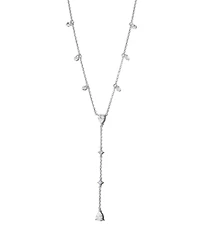 Girls Crew Gold-Plated Crystal Pear Drop Necklace