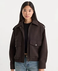 Good American Women's Collared Jacket