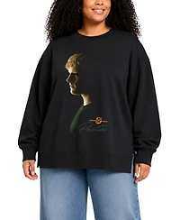 Hybrid Apparel Plus Peeta Portrait Fleece Sweatshirt