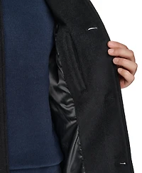 Cole Haan Men's Regular-Fit Cashmere-Wool Blend Single-Breasted Car Coat