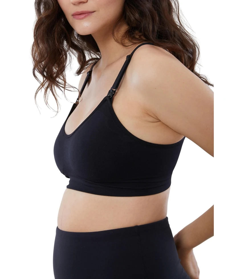 Ingrid + Isabel Maternity 2-In-1 Nursing Pumping Bra Bundle