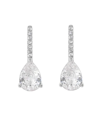 Girls Crew Crystal Cape May Pear Stud Earrings