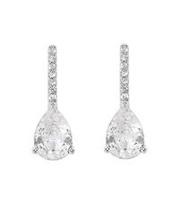 Girls Crew Crystal Cape May Pear Stud Earrings