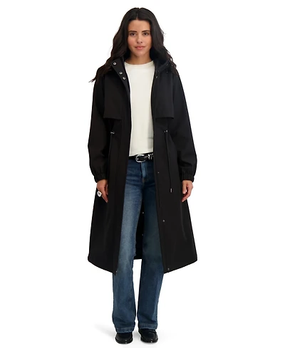 Tahari Womens Maxi Anorak Coat
