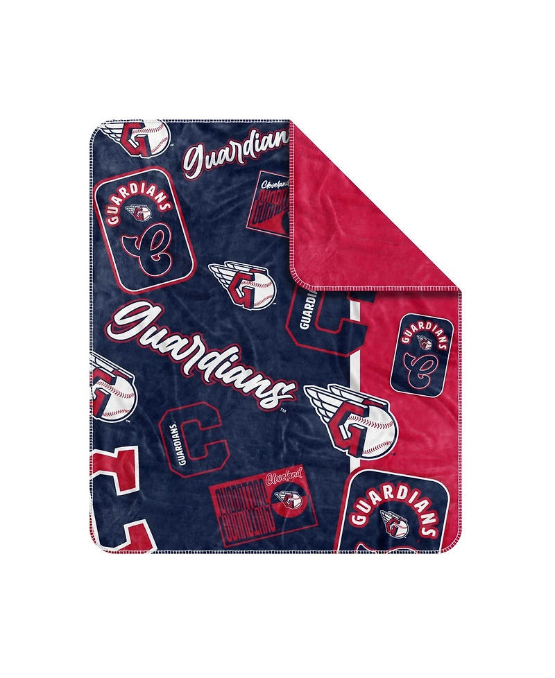 Logo Brands Cleveland Guardians 50" x 60" Dream Weave Throw