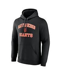 Logo Athletic Men's Black San Francisco Giants Heart Soul Hoodie