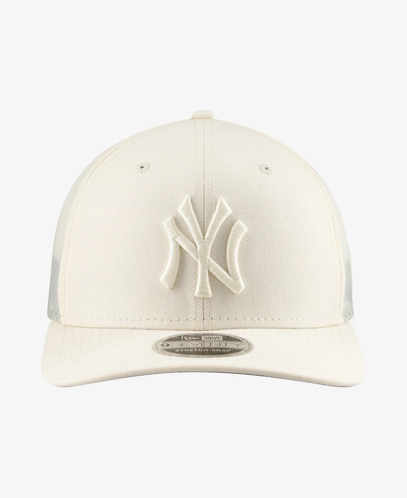 New Era Men's Light Beige New York Yankees Color Pack Coolera 9SEVENTY Trucker Adjustable Hat