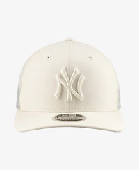 New Era Men's Light Beige New York Yankees Color Pack Coolera 9SEVENTY Trucker Adjustable Hat