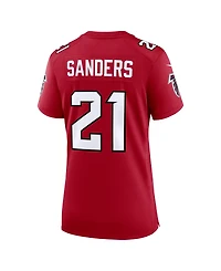 Nike Women's Deion Sanders Red Atlanta Falcons Retired Player Game Jersey