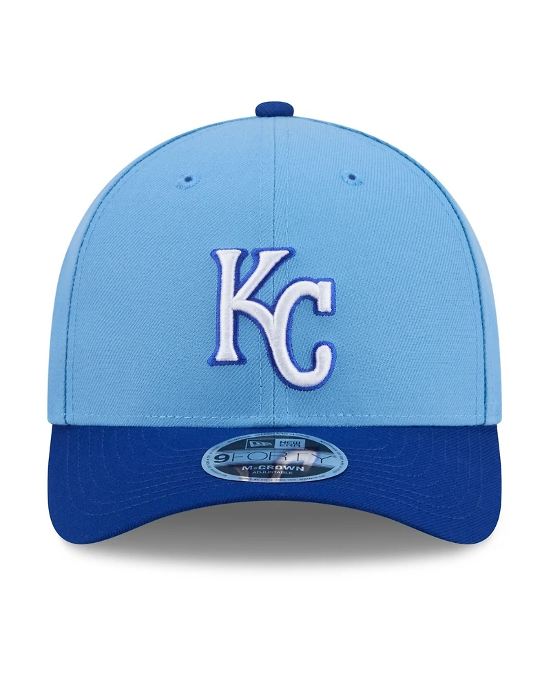 New Era Men's Light Blue/Royal Kansas City Royals 2026 Baseball Hall of Fame 9FORTY M-Crown Adjustable Hat