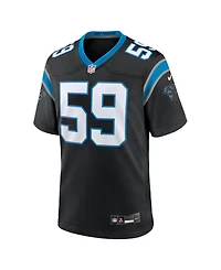 Nike Men's Luke Kuechly Black Carolina Panthers Team Game Jersey